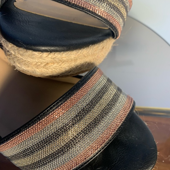 Glitter wedge heels - Picture 2 of 4